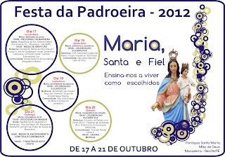 Paróquia Santa Maria promove festa em homenagem à sua padroeira